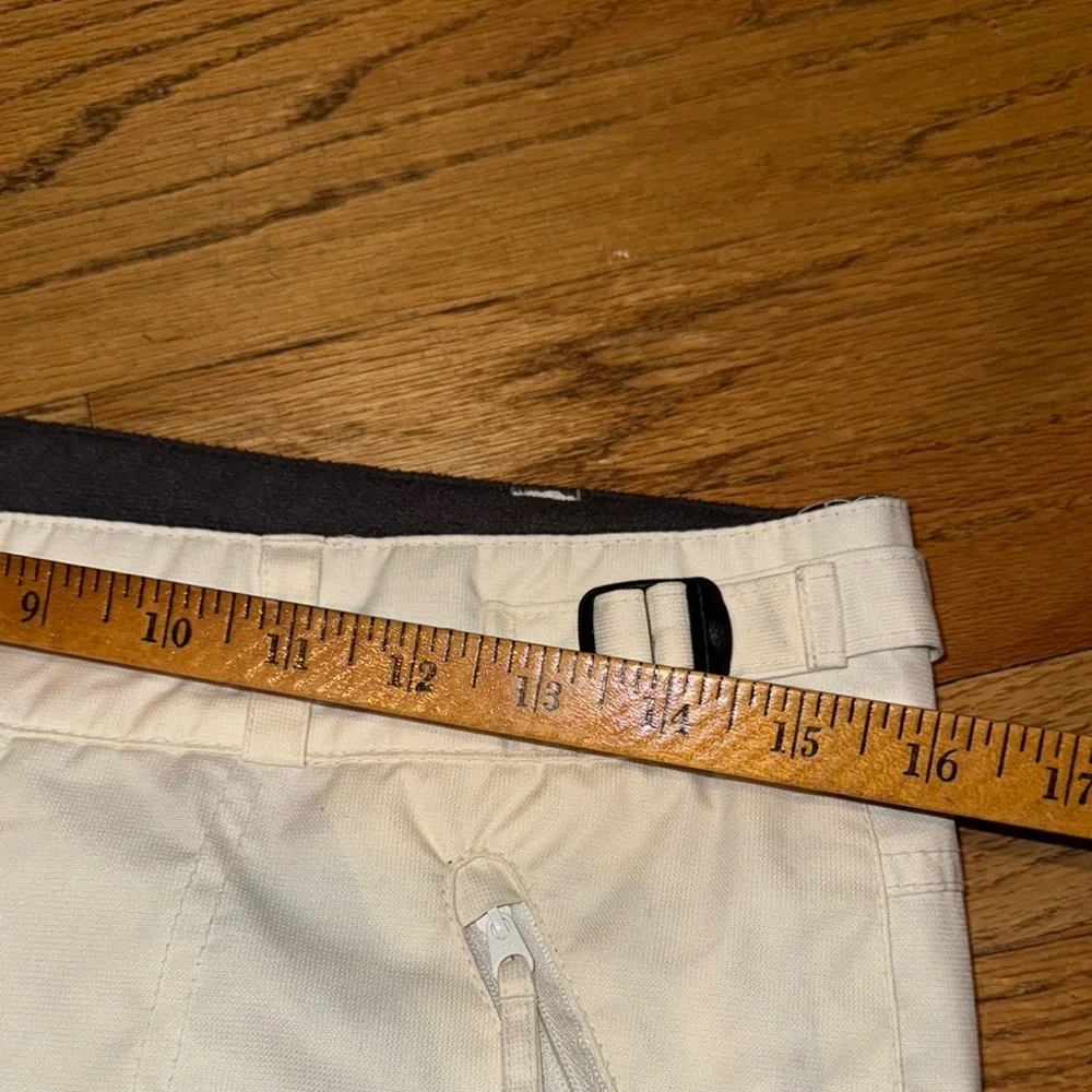 Columbia-White Winter Ski/sports Pants with Snow Cuffs Youth 18/20‎